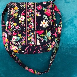 Vera Bradley Messenger Bag & Makeup Bag